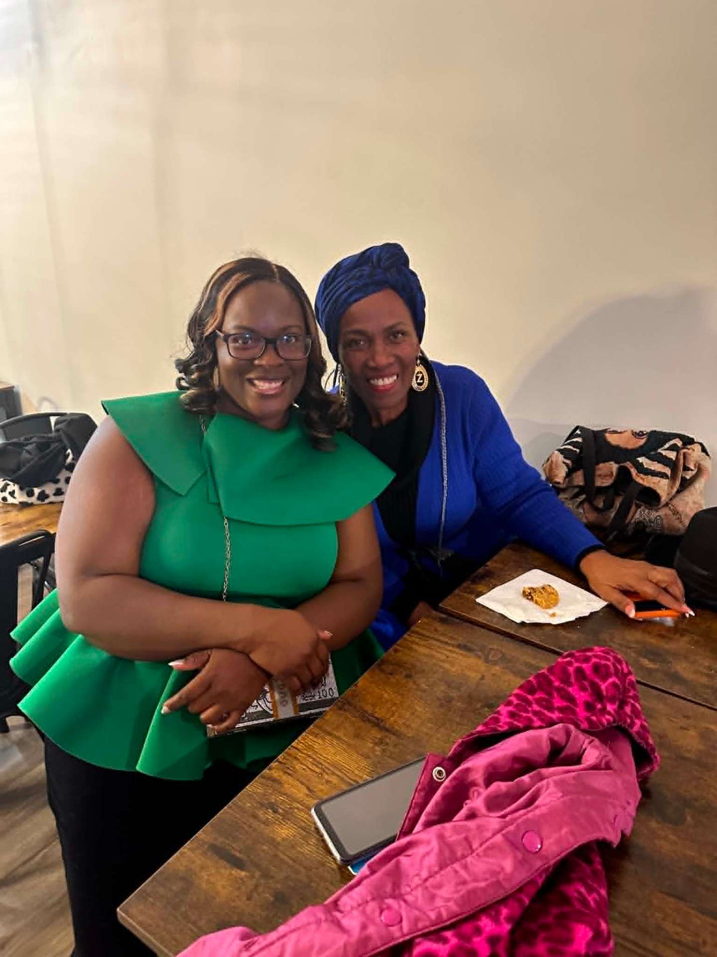 Reader with Ashlee Marie at a book event